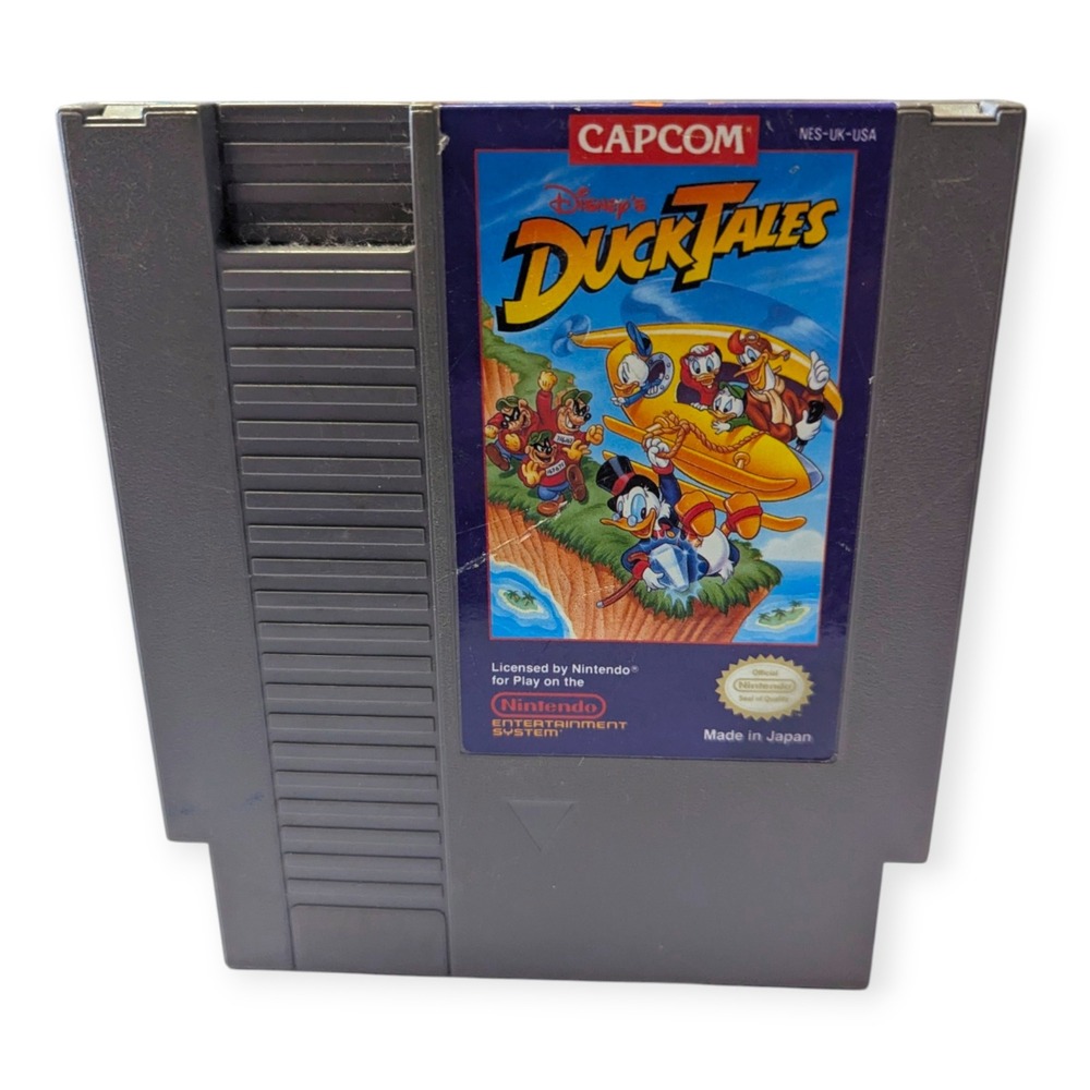 Disney DuckTales Nintendo NES Capcom Video Game Cartridge NES-UK-USA NTSC 1989